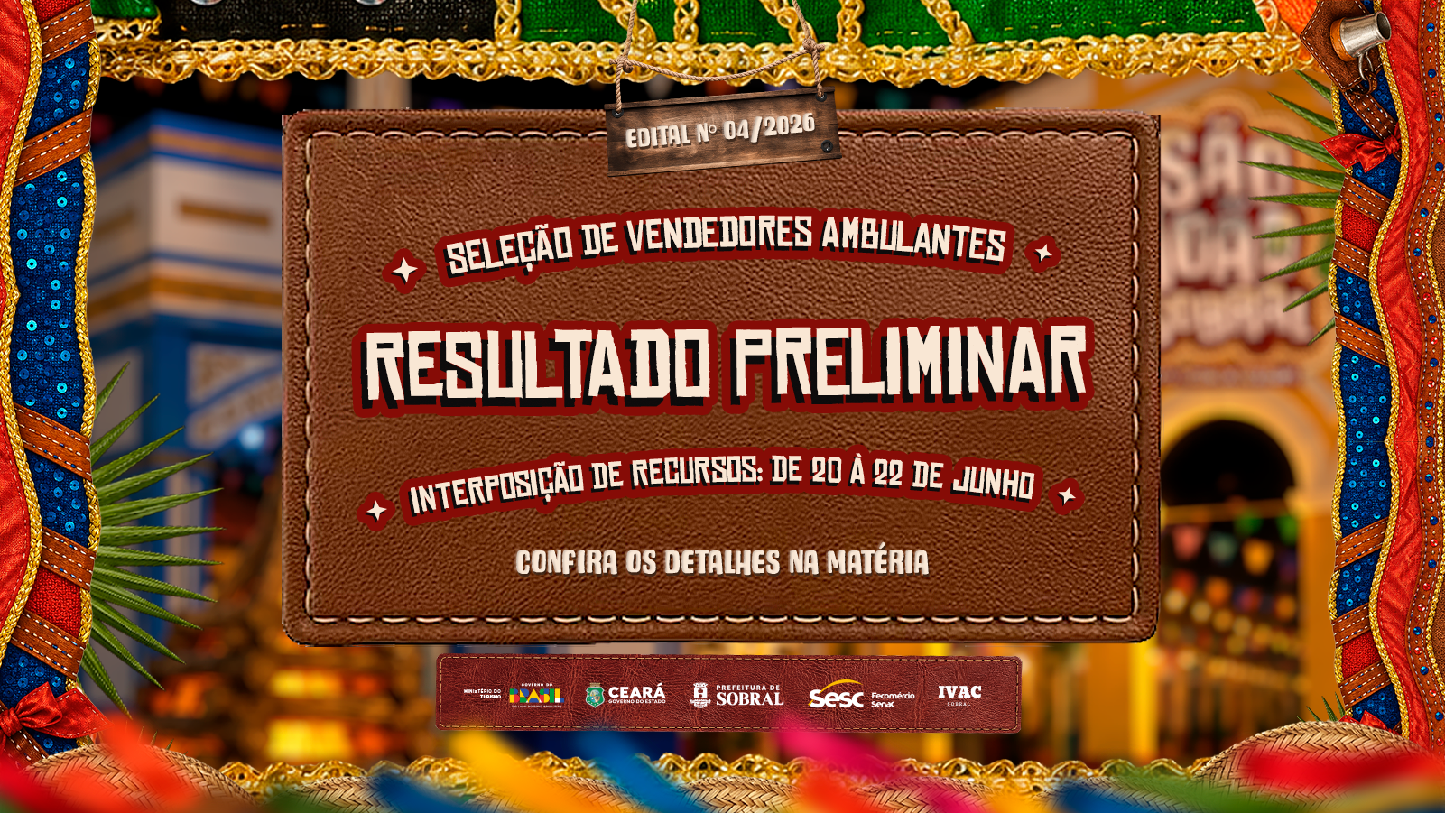 Prefeitura de Sobral divulga o resultado preliminar da seleção de vendedores ...