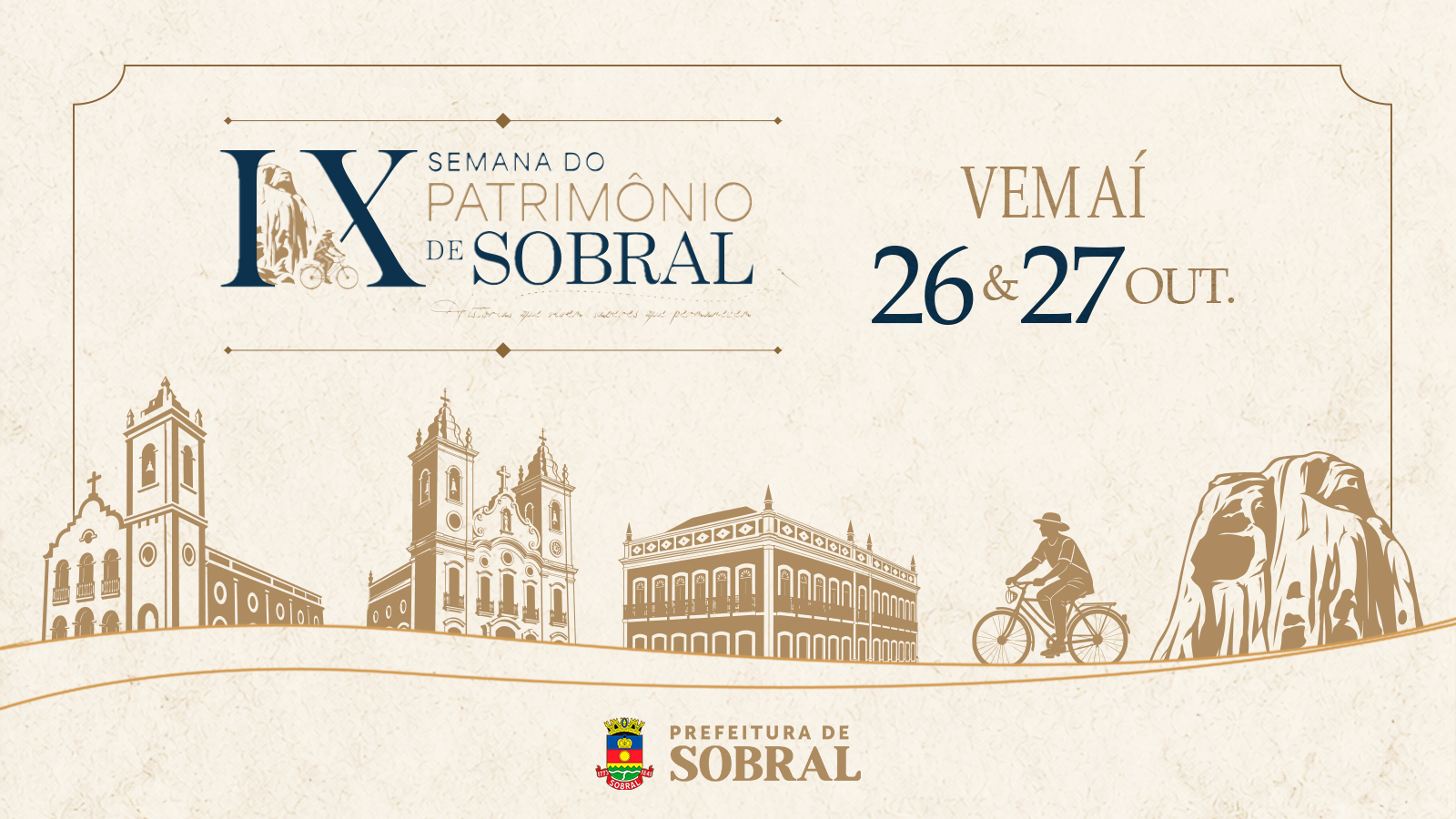 Vem aí a IX Semana do Patrimônio de Sobral de 2026