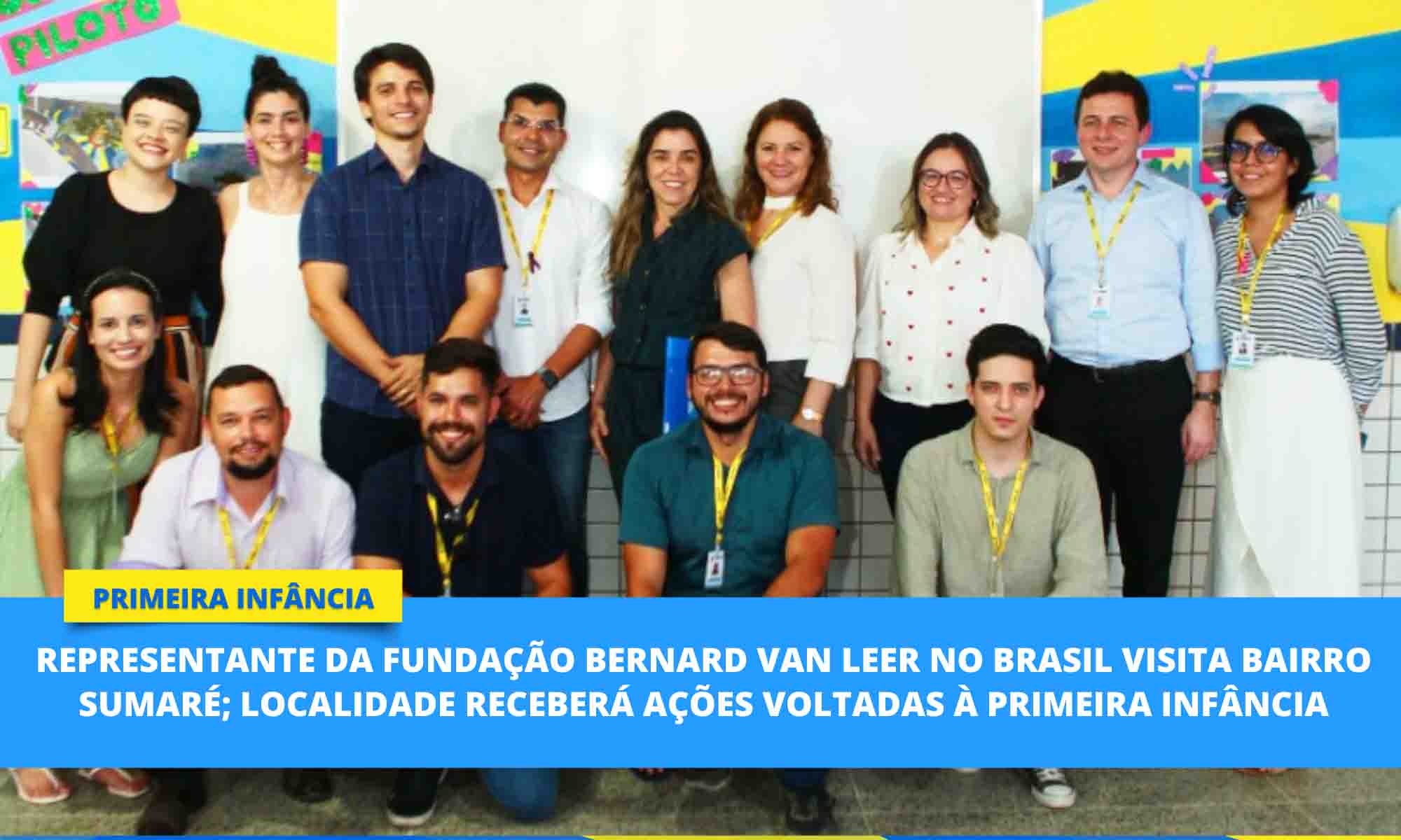 Representante da Fundação Bernard van Leer no Brasil visita bairro Sumaré; lo...